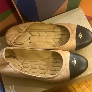 Coach Women’s Bonnie Ballet Shoes Color Block Flats